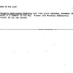Announcements, 1978-11-18. ...