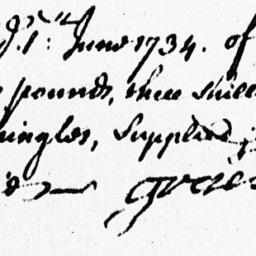 Document, 1734 June 01