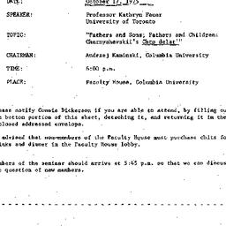 Announcements, 1975-10-17. ...