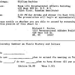 Announcements, 1981-02-27. ...