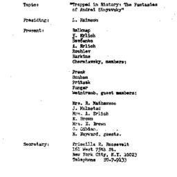 Minutes, 1969-11-21. Slavic...