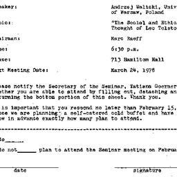Announcements, 1978-02-17. ...