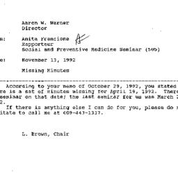 Correspondence, 1991-11-13....
