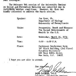 Announcements, 1978-02-21. ...