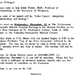 Announcements, 1990-12-12. ...