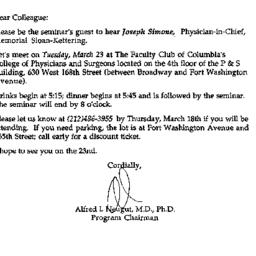 Announcements, 1993-03-23. ...