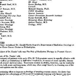 Minutes, 1992-01-13. Cancer...