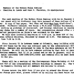 Announcements, 1979-01-02. ...