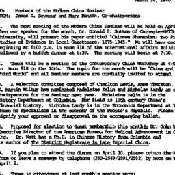 Announcements, 1980-03-28. ...