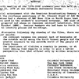 Minutes, 1979-12-21. Korea,...