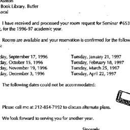 Correspondence, 1997-07-10....
