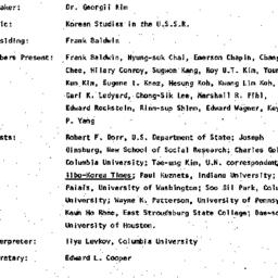 Minutes, 1971-11-19. Korea,...