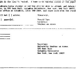 Announcements, 1973-05-18. ...