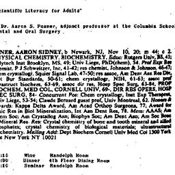 Announcements, 1992-01-30. ...