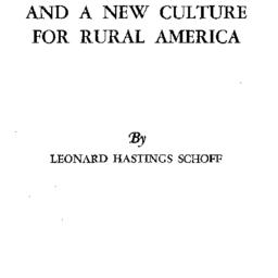 Related publication, Rural ...