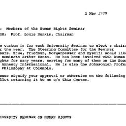 Announcements, 1978-05-01. ...