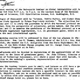 Announcements, 1986-04-06. ...