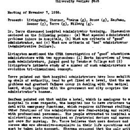 Minutes, 1955-11-07. Organi...