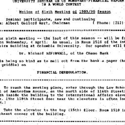 Announcements, 1990-04-04. ...