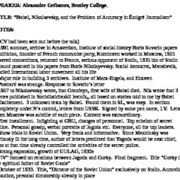 Minutes, 2007-03-30. Slavic...