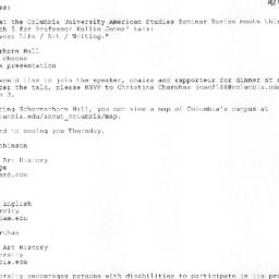 Correspondence, 2009-03-05....
