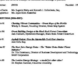 Schedules. Legal, Economic,...