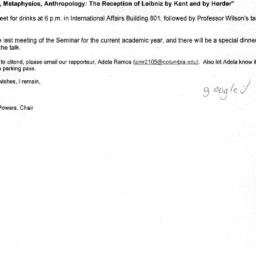 Announcements, 2009-04-16. ...