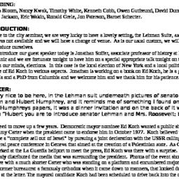Minutes, 2006-11-06. The Ci...