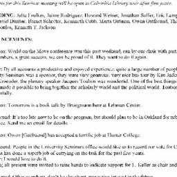 Minutes, 2009-04-29. The Ci...