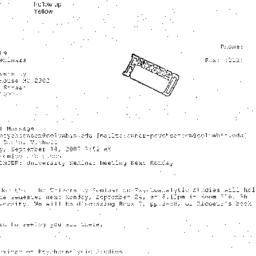 Announcements, 2007-09-24. ...