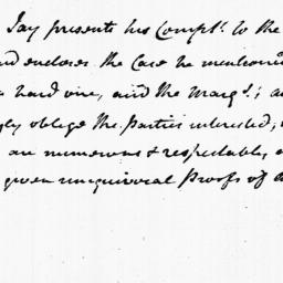 Document, 1784 February 23