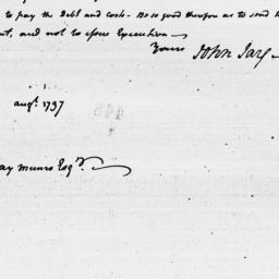 [Document, 1797 August n.d.]