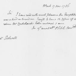 Document, 1786 November 17