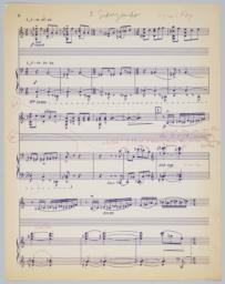 Five Portraits: proof for full score, page 2