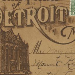 Souvenir Folder of Detroit,...