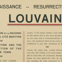 Louvain : la Renaissance --...