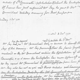 Document, 1781 December 01