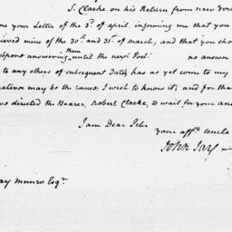 [Document, 1803 April 26]