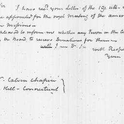[Document, 1816 September 02]