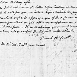 [Document, 1803 November 18]