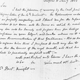 Document, 1803 January 11