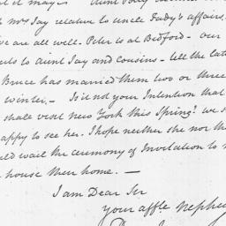 [Document, 1799 March 10]