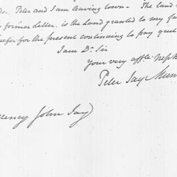 [Document, 1799 September 06]