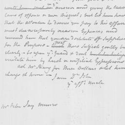[Document, 1785 January 07]