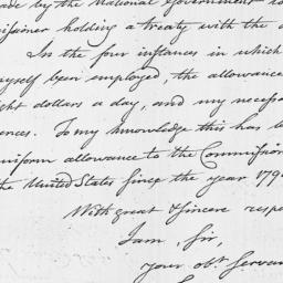 [Document, 1796 January 13]