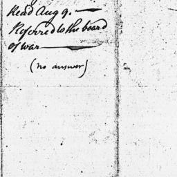 [Document, 1779 July 30]