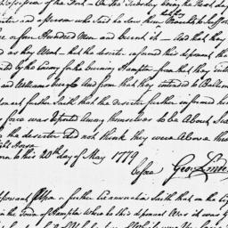 [Document, 1779 May 20]