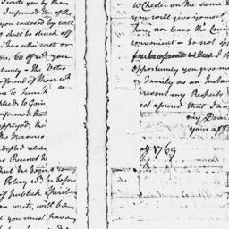 Document, 1769 January n.d.