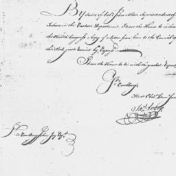 [Document, 1779 July 27]