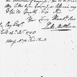 [Document, 1788 October 16]